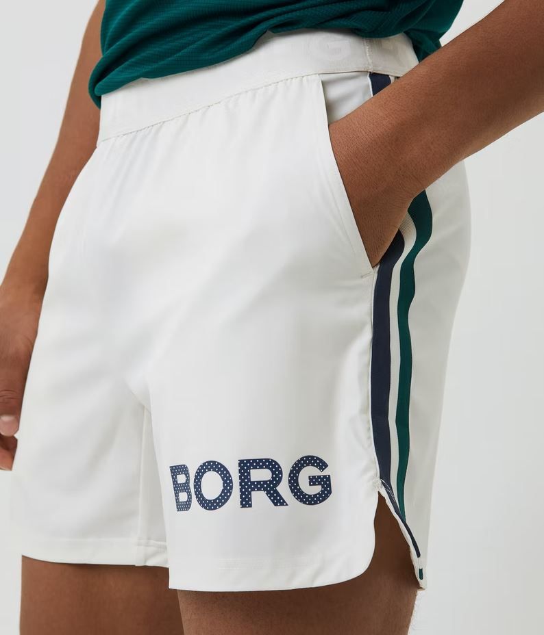 Zegevieren zoet Tegenstander Bjorn Borg Shorts Egret - Tengo tennis store
