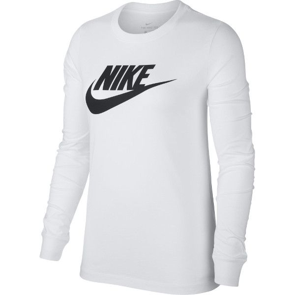 white nike long sleeve top